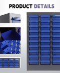 Heavy Duty Alloy Steel Tool Cabinet With ABS Drawers 30 Drawers Freestanding Garage Storage for Pros