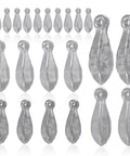 22 Piece Fishing Weights Sinkers Kit For Saltwater And Freshwater Fishing Lead Bank Sinkers In 1oz 2oz 3oz 4oz 5oz Rust Resistant Teardrop