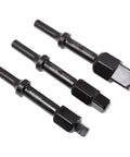 Mayhew Tools 32058 pneumatic bolt breaker set, 3-piece, black metal bits