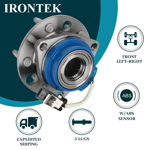 Front Wheel Hub And Bearing Assembly 2 Pack 513087 With ABS 5 Lug Compatible With Buick Century Park Avenue Oldsmobile