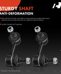 2 Pcs Rear Sway Bar Links Stabilizer Bar Links for Jeep Compass Patriot Chrysler 200 Avenger Caliber Outlander Heavy Duty