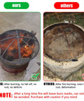 Comparison of 36 Inch Round Fire Pit Screen With Handle And Poker, Collapsible Heavy Duty Mesh Cover for durability against others.
