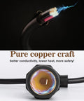 Close-up of pure copper wire and socket for 52 Ft Outdoor String Lights With 30 Incandescent Bulbs UL Listed Commercial Quality Edison