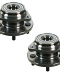 Premium Heavy Duty Front Wheel Bearing And Hub Assembly Kit Pair For Jeep Cherokee Wrangler Comanche, showing durable steel construction.