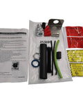 Industrial Grade Self Regulating Heating Cable Kit components and instructions for Pipe Freeze Protection, 100 Ft, 120V, 3W Per Foot.