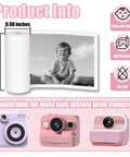 15 Rolls 57x25mm Mini Thermal Photo Paper Refill For Kids Cameras, BPA Free Instant Print Paper, Universal Fit For Most Kids Instant Photo Printers, Bright, Durable Prints And Endless Creative Fun. Roll size shown for kids instant cameras and printers.