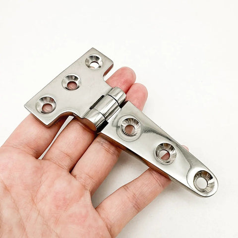 Beefy T Hinges For Doors And Gates Smooth Operation And Heavy Duty Steel Hardware with hand holding stainless steel hinge