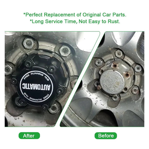 Automatic Mechanical Wheel Locking Hub With 28 Splines Keeps Your Rig Locked Up Tight While Boasting Zero Fuss Plug And Play Install compatible hub on Nissan wheel.