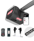 Chain Drive 500 Garage Door Opener With WiFi And Smart App Control No Fuss Setup With Aladdin Connect Open Or Close From Your Phone