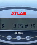 Automatic Coin Counter And Sorter With Digital Display For Loose Change Processing showing $3.75 total with AC-150D model.