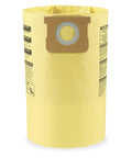 High Efficiency Disposable Filter Bags For 15-22 Gallon Tanks White 2-Pack with side inlet for drywall dust collection