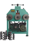 Yokoma 1500W Electric Pipe Bender Machine with 9 Round Dies and 8 Square Die Sets, steel tubing roller for metalworking.