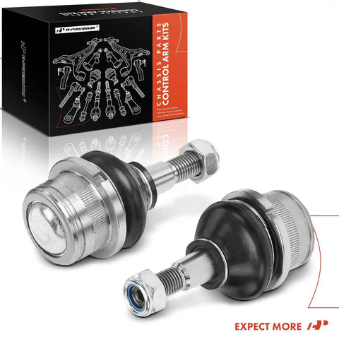 Beefy Forge Steel Front Upper Ball Joint for Volkswagen Beetle 1965 Through 1977 and Karmann Ghia 1965 Through 1974 Left and Right Front Suspension Replacement Heavy Duty Fit, pair shown