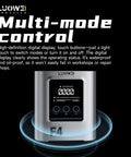 Straight Up Heavy Duty 50W Soldering Fume Extractor Featuring Kickin Black Hole Smoke Absorber digital touch display for easy control