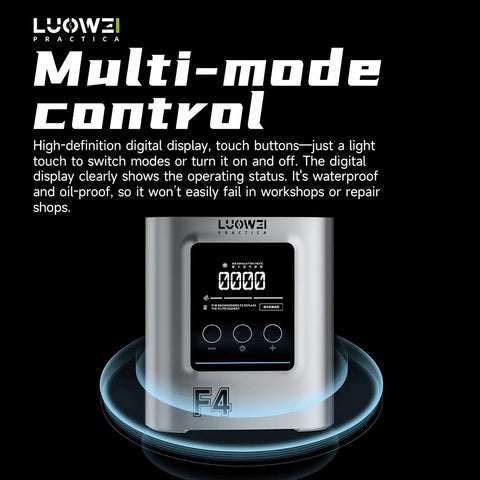 Straight Up Heavy Duty 50W Soldering Fume Extractor Featuring Kickin Black Hole Smoke Absorber digital touch display for easy control
