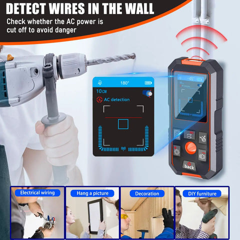 Kill The Guesswork With This Slick 3 In 1 Wall Scanner And Live Wire Detector That Sniffs Out Wood Studs Rebar And AC Cables Fast Perfect For Any DIY Renovation Project You Have Cooking Today