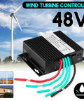 Beast Mode Wind Turbine MPPT Charge Controller 12V 24V 48V High Power Regulator 6000W To 10000W with windmill image