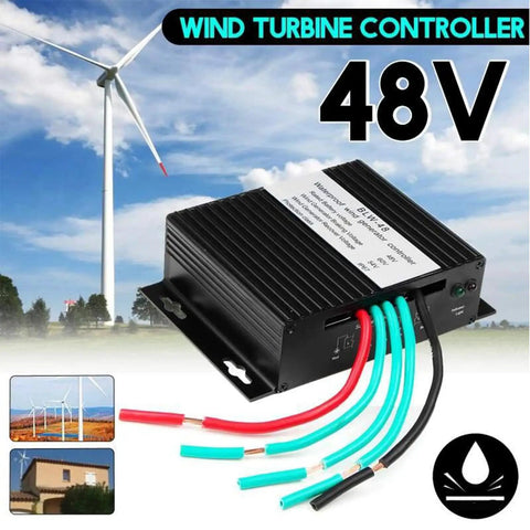 Beast Mode Wind Turbine MPPT Charge Controller 12V 24V 48V High Power Regulator 6000W To 10000W with windmill image