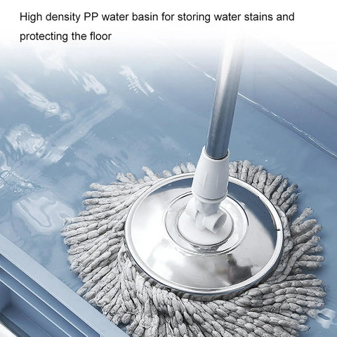 Heavy Duty Stainless Steel Broom And Mop Organizer Cart With Floor Standing Storage For Garage And Shop Perfect Mop Rack And Broom Holder For Cleaning Supplies Cart At Home Garden School Hotel Hospital Factory showing mop head in water basin