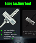 Alloy steel Heavy Duty Grease Zerk Cleaner Tool Set with corrosion resistant finish, includes zerk fitting cleaners.