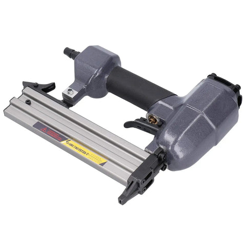 Heavy Duty Pneumatic Brad Nailer And T Nail Gun For Woodworking And Home Improvement Smooth Shooting Stapler with side load tray.