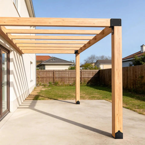 Heavy Duty 4x6 Stainless Steel Pergola Brackets Two Piece Corner Post To Beam Brackets For Gazebos Decks And Porches Built To Last And Rust Resistant Post Cap Tie Brackets For Outdoor Structures