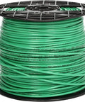 Green 12 AWG THHN Stranded Copper Wire 500 Ft for Outlets and Switches Pro Grade Heavy Duty Dry or Wet Location Use PVC Jacket