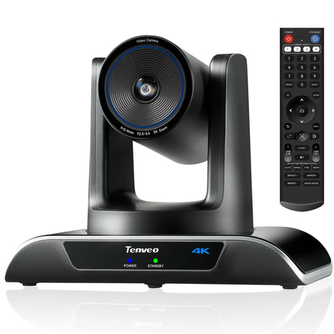 4K AI Auto Tracking PTZ Camera With 3X Optical Zoom And 93 Degree Wide Angle For Video Conferencing Live Streaming