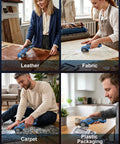 Strebilo Cordless Electric Scissors And Box Cutter For Cardboard cutting leather, fabric, carpet, and plastic packaging.