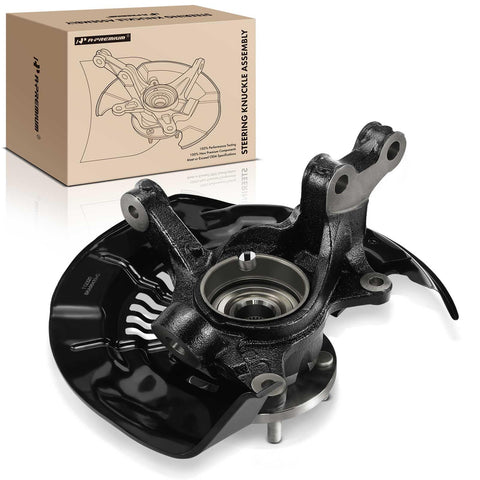 Front Left Steering Knuckle and Wheel Bearing Hub Assembly for Toyota Highlander 2008 to 2017 and Lexus RX350 RX450h 2010 to 2015