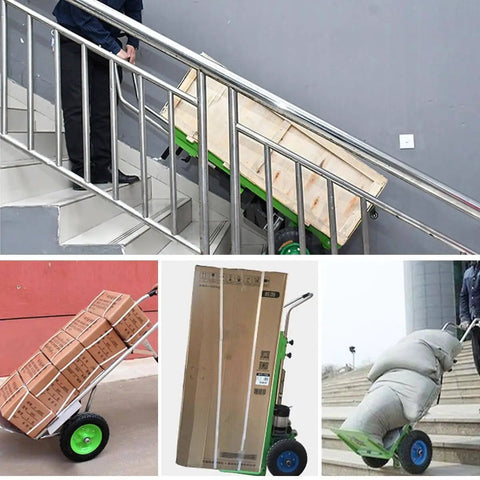 Heavy Duty Powered Hand Truck Stair Climber With Electric Motor And Folding Design For Labor Saving Moves, lifting boxes up stairs.