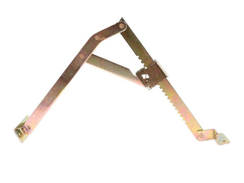 Built Like A Tank Steel Hinge Kit For Adjustable Drafting Table Massage Couch Facial Bed Drawing Board Pro Setup Bronze Finish Tough Angle Flex Bracket Dual Pair side view of bronze steel hinge
