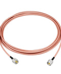 UHF PL-259 To UHF PL-259 Coax Cable 15ft 50 Ohm High Power with connectors for outdoor HAM radios and CB radios