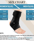 Ankle Support Brace For Sprains And Recovery For Men And Women Breathable Neoprene Ankle Wrap XL Size with Size Chart for Basketball Soccer