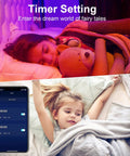Smart WiFi LED Strip Lights For Bedroom 100ft RGB Color Changing Rope Lights With Music Sync, child sleeping, app timer setting