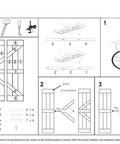 Assembly instructions for Walnut Stained DIY Wood Double Bi Fold Barn Doors With Sliding Hardware Kit, 72 By 84 Inches.