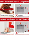3D Fire Extinguisher Sign With Arrow Down Aluminum Panel Wall Projection Pre Drilled Mounting Holes With Screws And Washers Included Easy To Install For Home Office Biz Use Bright And Visible From All Angles installation methods diagram