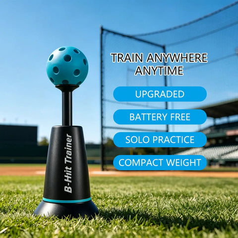 Baseball Batting Trainer Machine With Sturdy Metal Frame For All Skill Levels Adult Hitting Aid For Home Practice Interactive Drills Realistic Balls Pro Grade Durable Backyard Training Gear, battery-free compact weight, solo practice on field