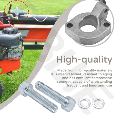 Replacement Handle Mounting Bracket For Energy Hydraulic Log Splitter Valve Lever Compatible With MTD Log Splitters And Bandit Wood Chippers Plus Ariens Huskee Yardmax County Line Speeco And More No Brainer Easy Install Durable Steel