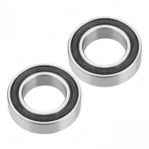 4 Pack Deep Groove Ball Bearings 15x26x7mm for Bicycle Front and Rear Hubs, Sealed Metal Shielded Bearings