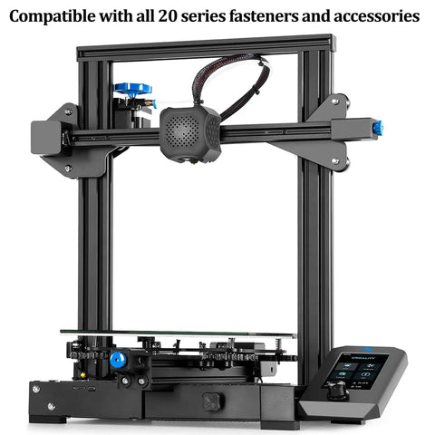 Durable Black Aluminum Profile Kit For 3D Printers And CNC Rigs, 300mm 2040 V Slot Extrusion frame on a Creality 3D printer