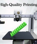 Two Pack 0.4mm Hotend Kit For A1 And A1 Mini 3D Printer in action, showcasing precision printing with green staircase model.