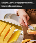 Heavy Duty Real Deal Butter And Cheese Slicer With Precision Stainless Steel Wires Ergonomic Grip slicing yellow cheese