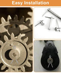 230 Piece Cotter Pin Set With Six Sizes Stainless Steel Hairpin Fasteners For Automotive Work Lawn Mowers And Small Engines M1x16 M2x20 M2.5x25 M3x30 M4x35 M5x50 in use on gears and machinery