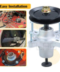 Beefed Up Three Pack Spindle Kit Replacement With Pulley And Belt Replaces 139 3214 121 0751 117 7439 117 7267 For Toro Timecutter