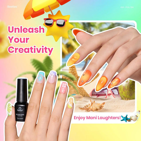 36 Colors Gel Nail Polish Set With Base Coat Top Coat Matte And Glitter Top Coat Soak Off UV Gel Nail Polish Kit For DIY Nails Neon Brights