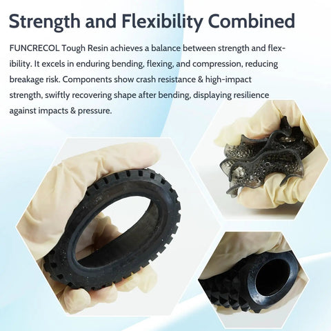 Tough As Nails 3D Printer Resin Boasts Badass Flexibility And Tear Proof Strength For Msla Dlp Lcd Machines Using 405Nm Uv Cure Tech In Black 1000G Can Silicone Feel Liquid Bends Smoothly Without Cracking For Heavy Duty Prototypes