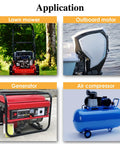 Durable Vibration Hour Meter For Small Engines Red IP68 Waterproof Tracks Run Time With Non Resettable Total Hours And Resettable Job Timer No Wire Vibration Monitoring For Heavy Duty Equipment on lawn mower, generator, outboard motor, air compressor