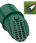 4 Inch Slope Drainage Grate Cover With Rain Diverter And Yard Drain Emitter For Sump Pump Discharge And Downspout Extensions