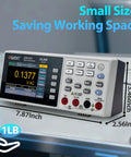 Ultra Slim Digital Multimeter With AC And DC Voltage And Current Measurement Up To 1000V And 10A, Portable Handheld Tester Display